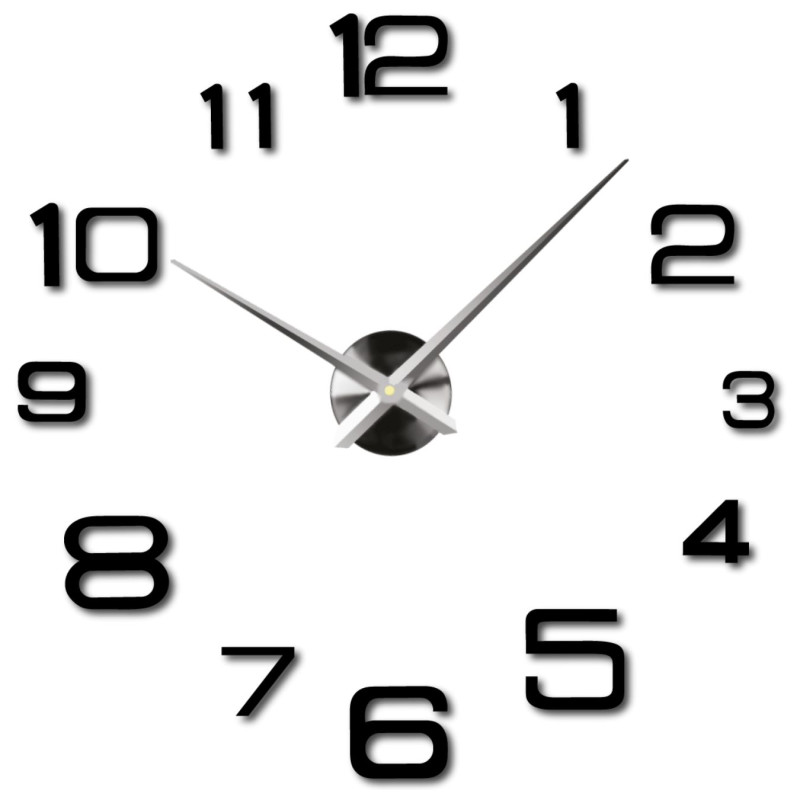3D Wall Clock Sticker DIY - DESING