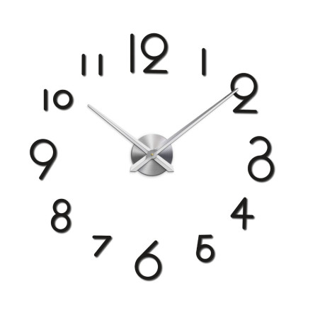 Black Wall Clock for Living Room