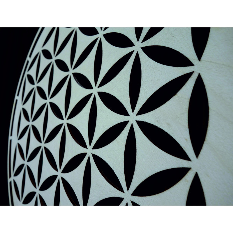 Wooden mandala, wall decoration - HAAMONY