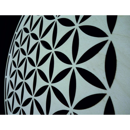 Wooden mandala, wall decoration - HAAMONY