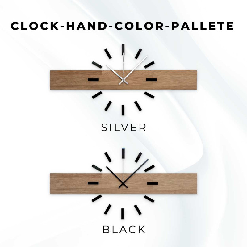 Stylish wall clock for a modern interior - OLIERES