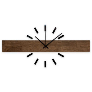 High-quality wooden clock in a modern style for the study or office.