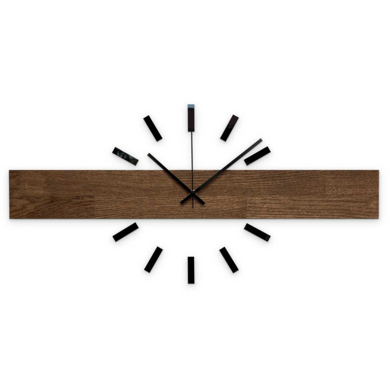 High-quality wooden clock in a modern style for the study or office.