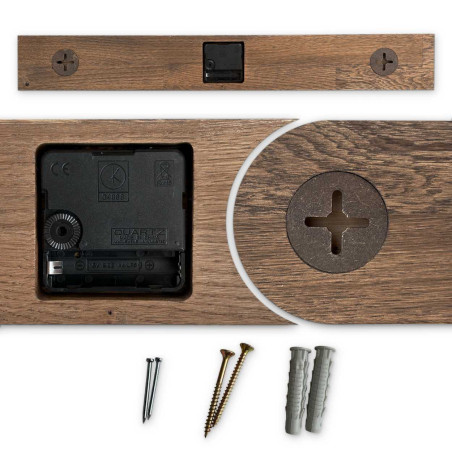 Timeless wall clock with original design - DRAKARYS