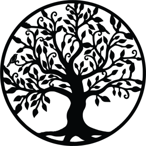 Wall decoration tree of life wooden picture made of plywood FAMILY 2