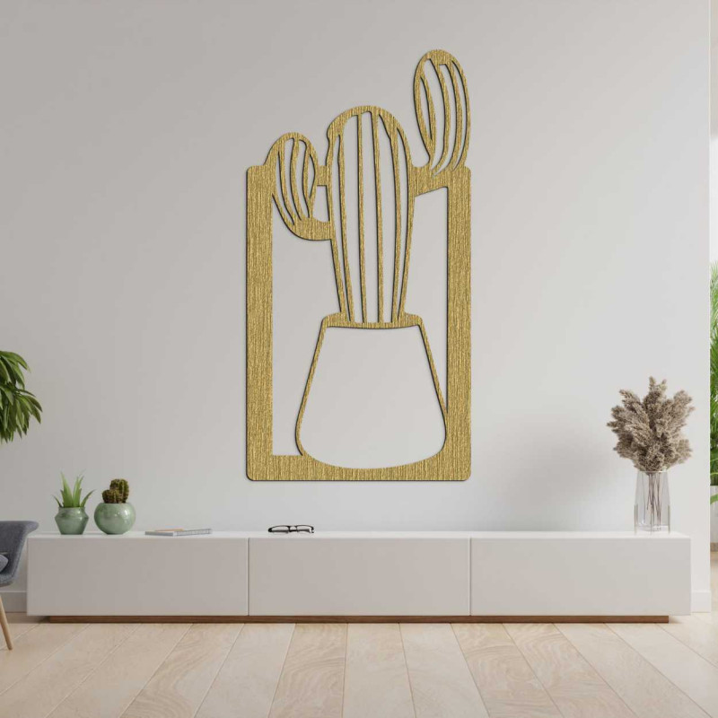 Stylish wall painting with nature motif - ELIEE