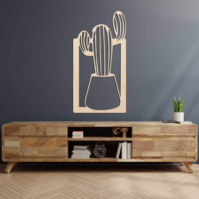 Stylish wall painting with nature motif - ELIEE