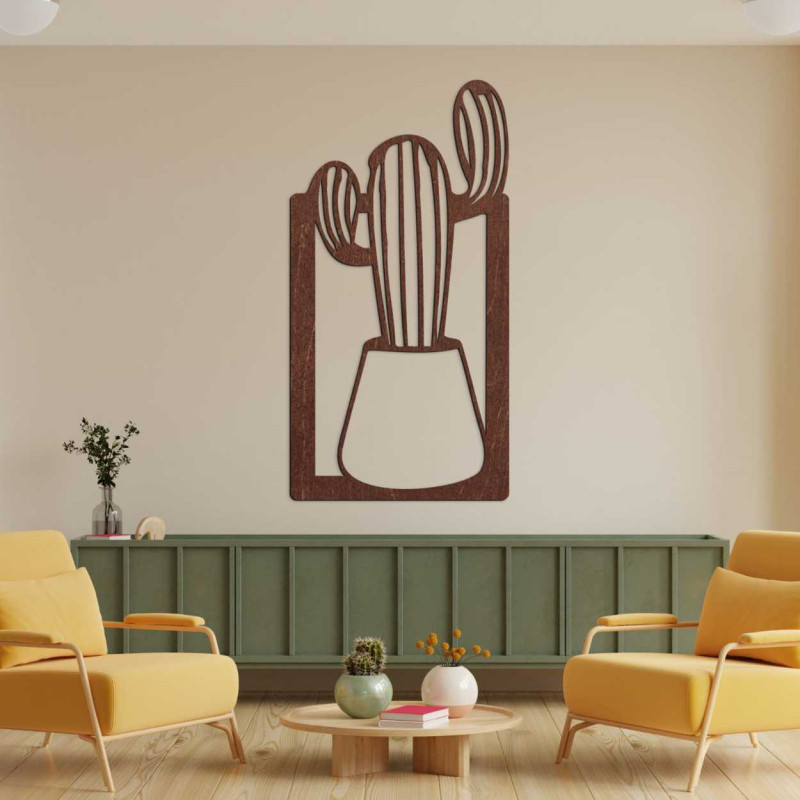 Stylish wall painting with nature motif - ELIEE