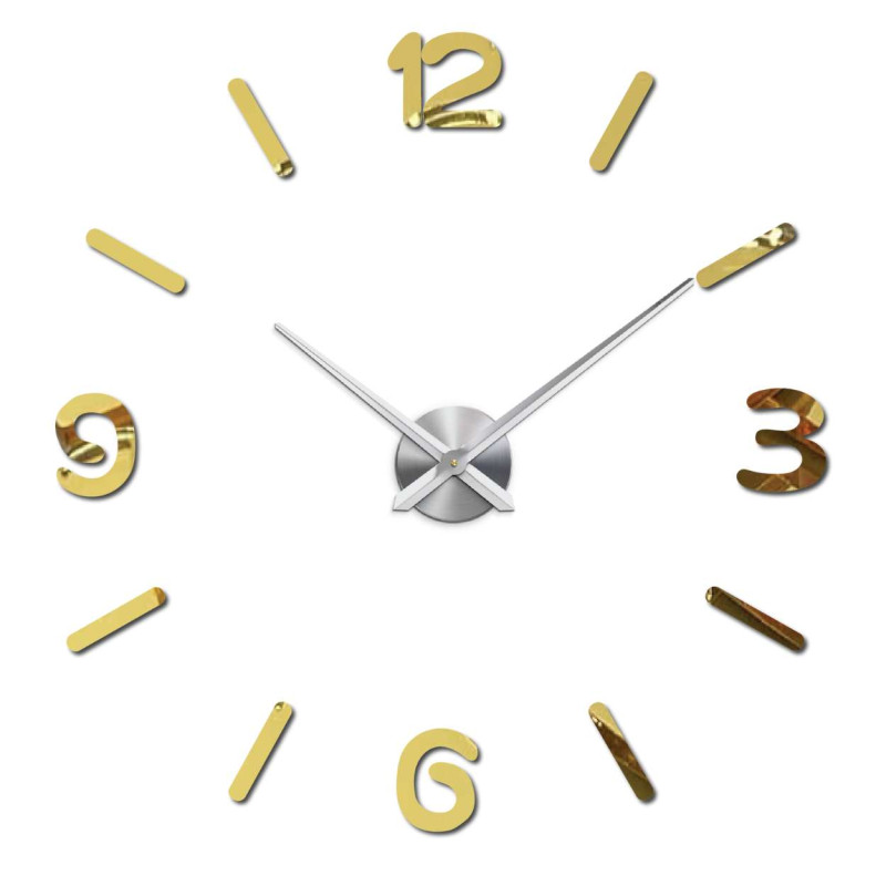 Stylish DIY wall clock that you can customize - up to 130 cm, made of high-quality plexiglass, ideal for any space