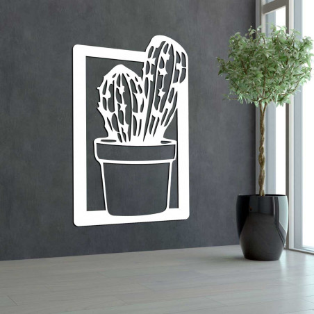 Modern cut wooden wall decor  - CACTUS MAGNU | SENTOP