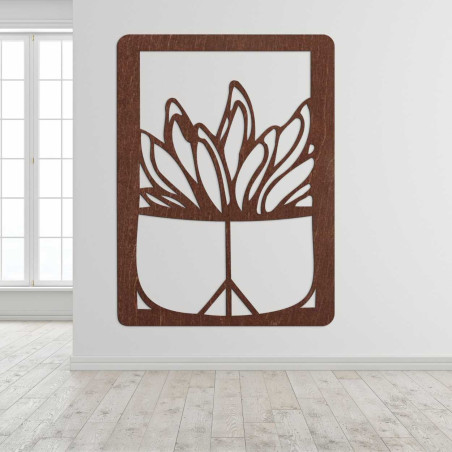 Modern cut wooden wall decor  - CACTUS TEDENS | SENTOP