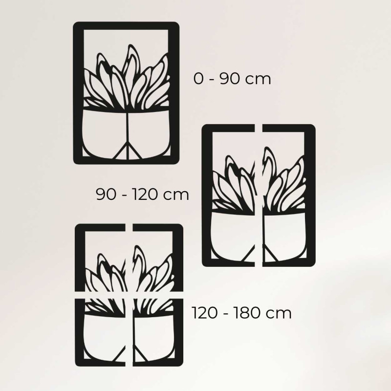 Carved wooden panel with a cactus motif suitable for the kitchen