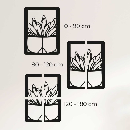 Carved wooden panel with a cactus motif suitable for the kitchen