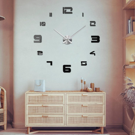 Minimalist wall clock, high-quality Italian plexiglass.