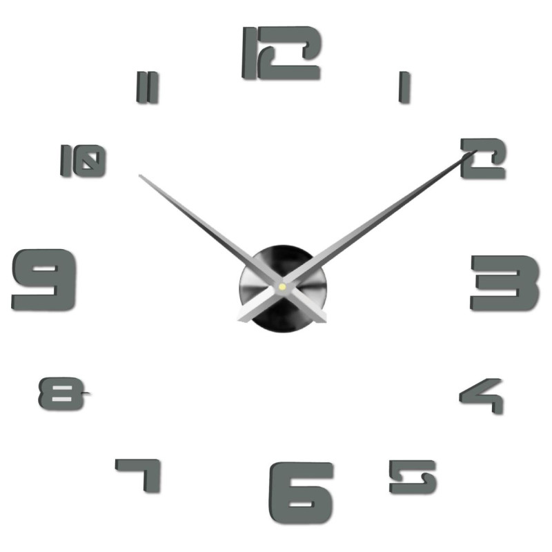 Modern adhesive wall clock numbers - BIBA