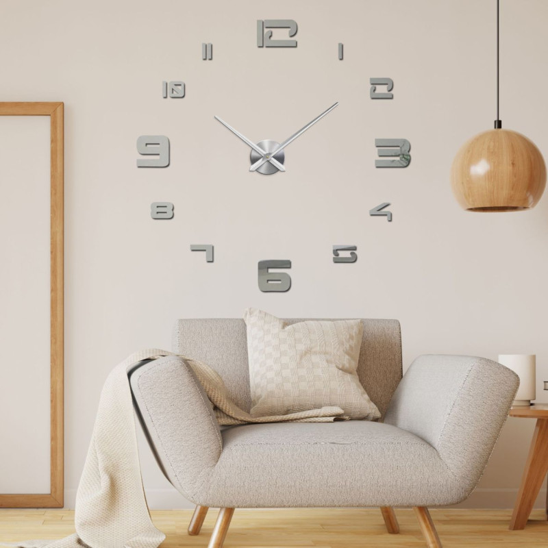 Minimalist wall clock, high-quality Italian plexiglass.