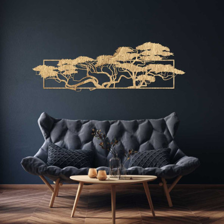 Wall painting with a pine motif - TIRALIN