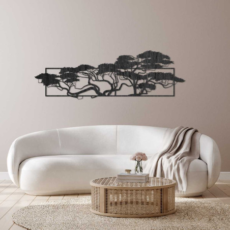 Wall painting with a pine motif - TIRALIN