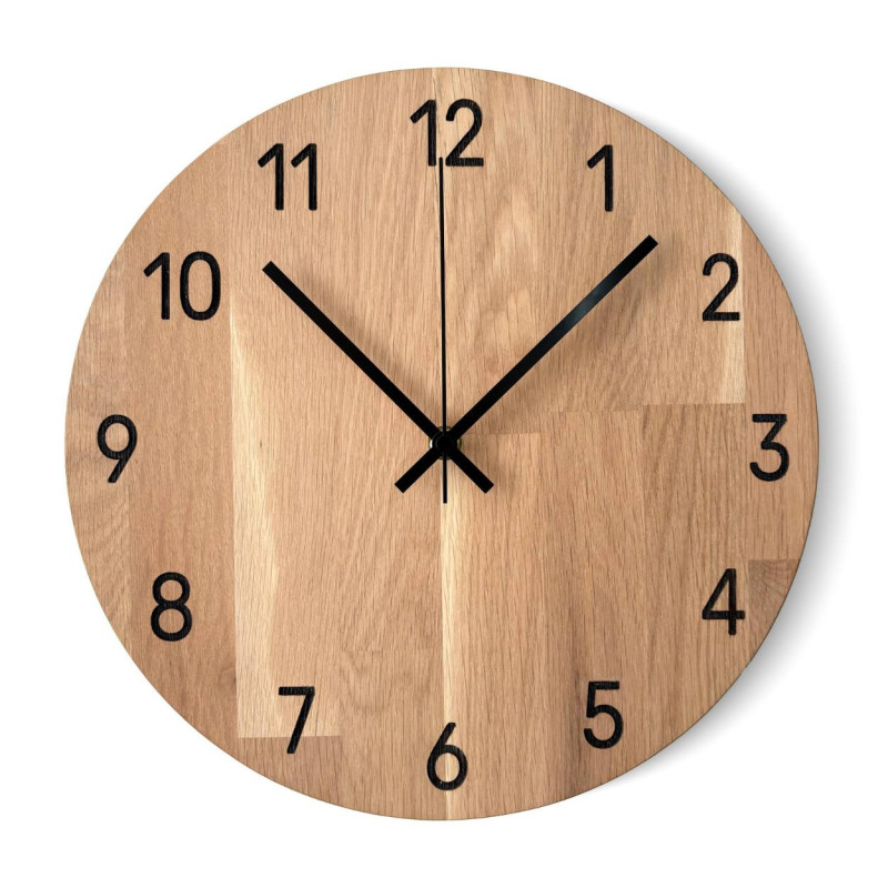 Wooden wall clock