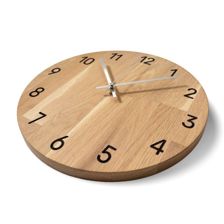 Wooden kitchen clock