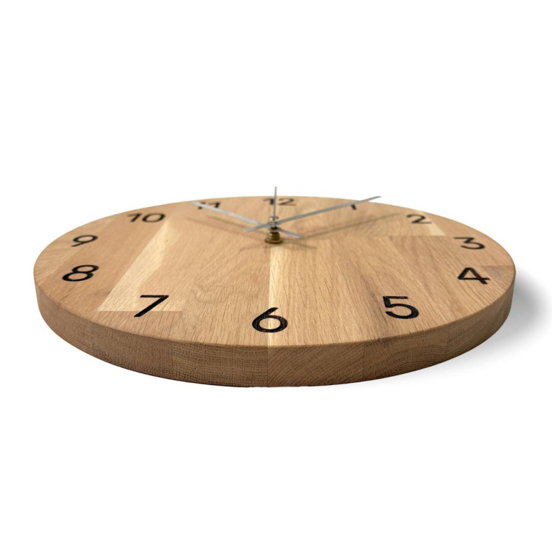 Wooden clock for the living room