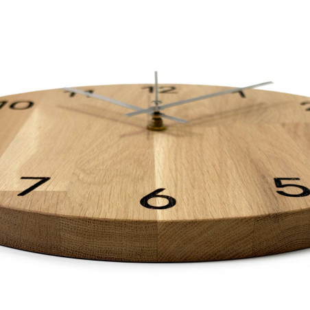 Wooden clock for the living room