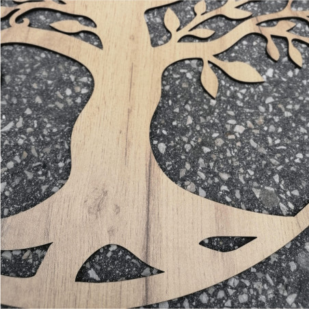 Wood Tree of Life Wall Decor: HDF Wooden Wall Art | ROOM