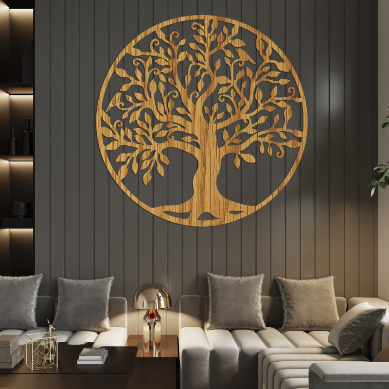 Wooden trees of life are more than just a beautiful wall decoration - they symbolize harmony, stability, and the strength of fam