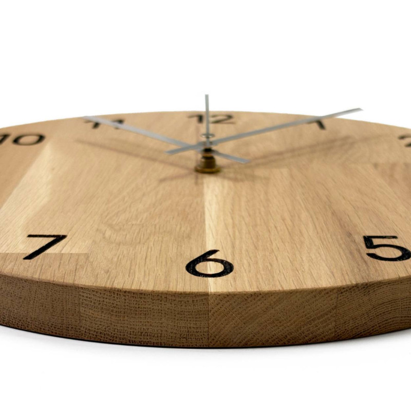 Wooden clock for the living room