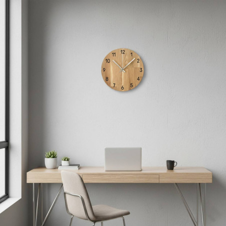 Wooden clock for the living room