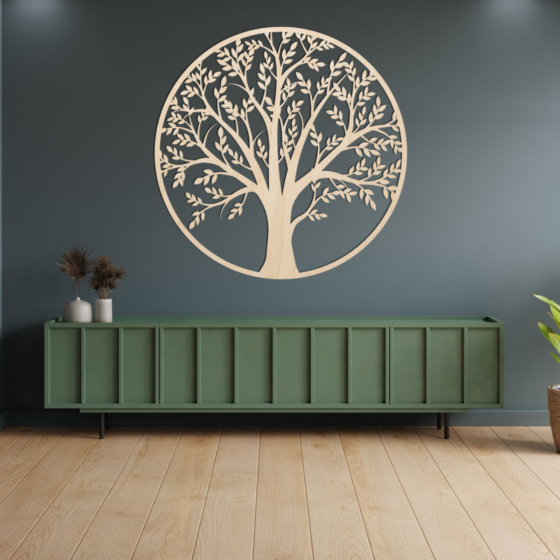 Tree of Life - Beautiful wooden decoration with...
