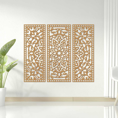 The three-piece design combines traditional patterns with modern precision. The three-piece design combines traditional patterns with modern precision.