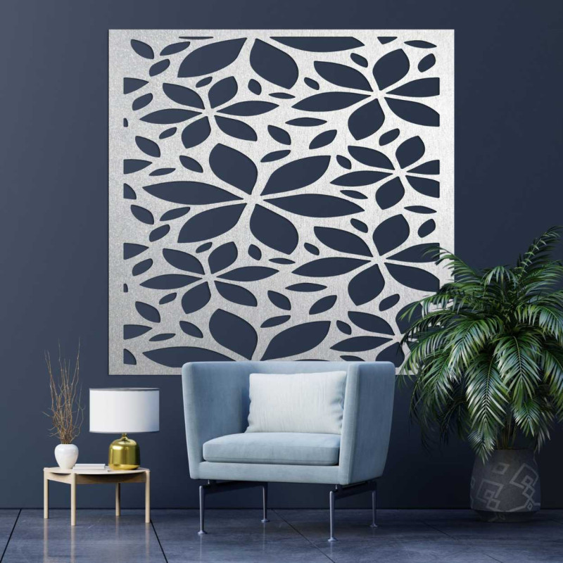 copy of Wooden wall decoration flowers square-...