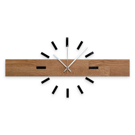 High-quality wooden clock in a modern style for the study or office.