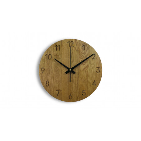 Minimalist oak wall clock oak - OTRORA