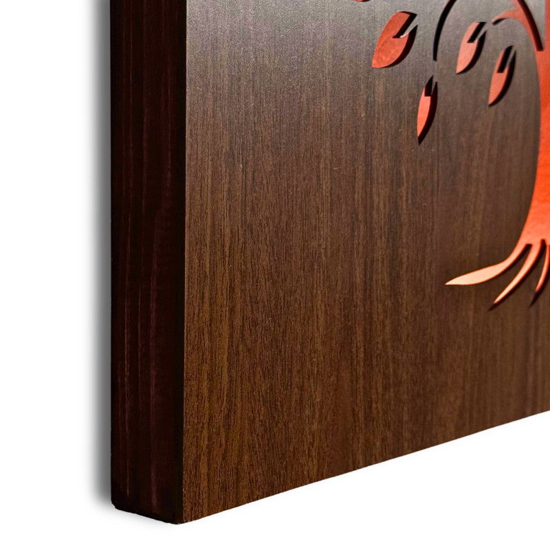 LED Tree of Life Wooden Wall Art: Backlit...