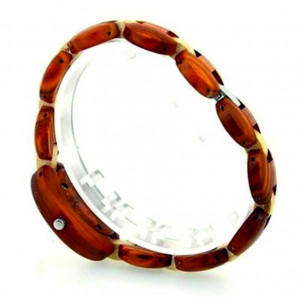 Wooden wristwatch BEWELL from natural materials. Wooden watches for men and women. 2