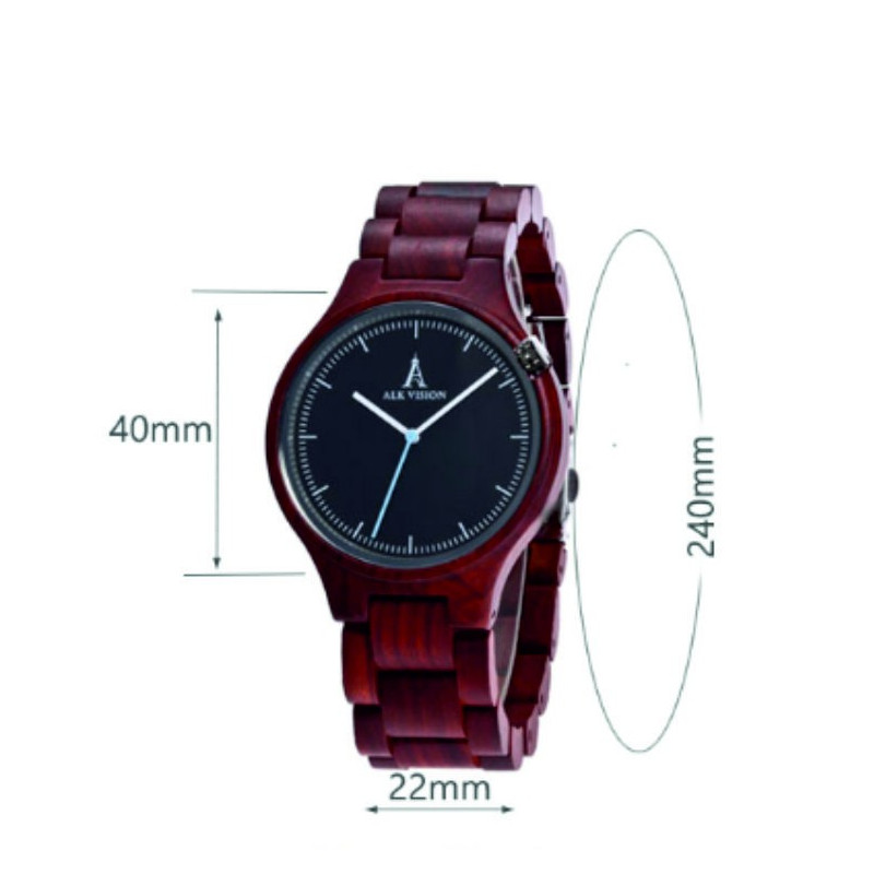 READER wristwatch made of wood. Ladies and men's watches.