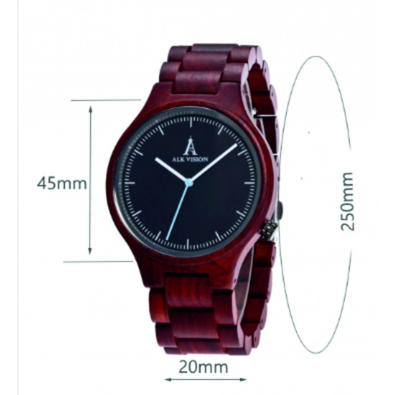 READER wristwatch made of wood. Ladies and men's watches.