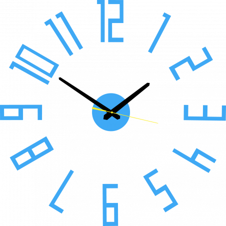 Design wall clock for the living room, kitchen, children's room. Wall clock as a gift.