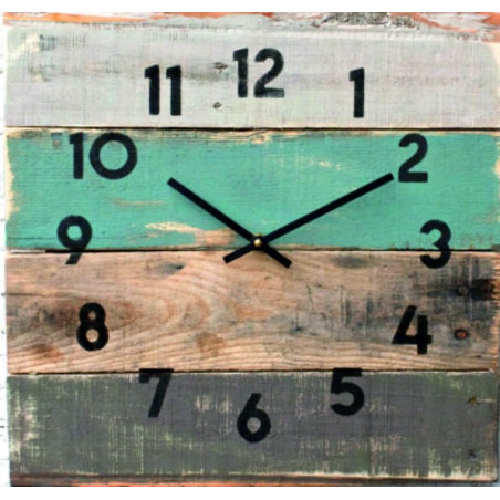 Wooden cottage clock. BABKA. Wooden cottage clock. BABKA.