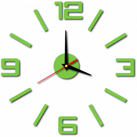 Design wall clock for living room, kitchen, kids room. Wall clock as a gift.