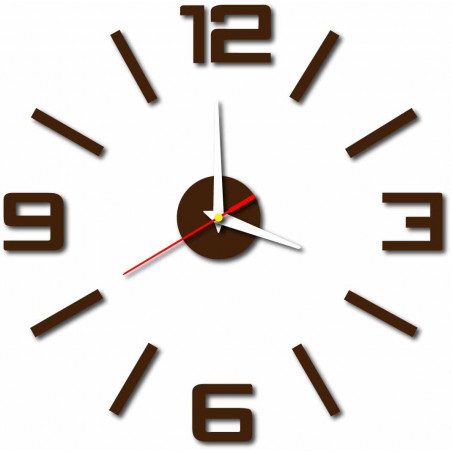 Design wall clock for living room, kitchen, kids room. Wall clock as a gift.