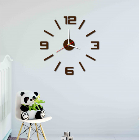 Design wall clock for living room, kitchen, kids room. Wall clock as a gift.
