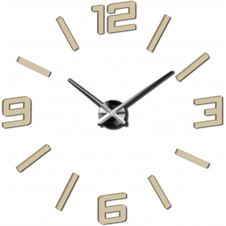 Adhesive wall clock, luxury wall clock, plastic clock