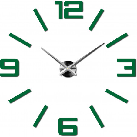 Adhesive wall clock, luxury wall clock, plastic clock