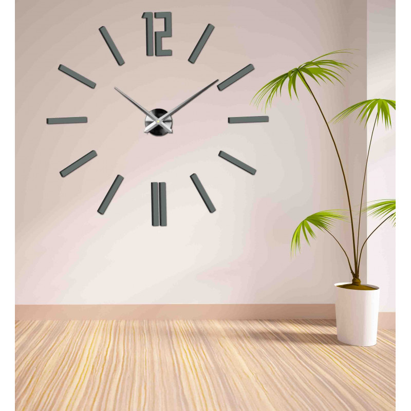 Stick-on wall clocks,luxury stent clocks,plastic clocks