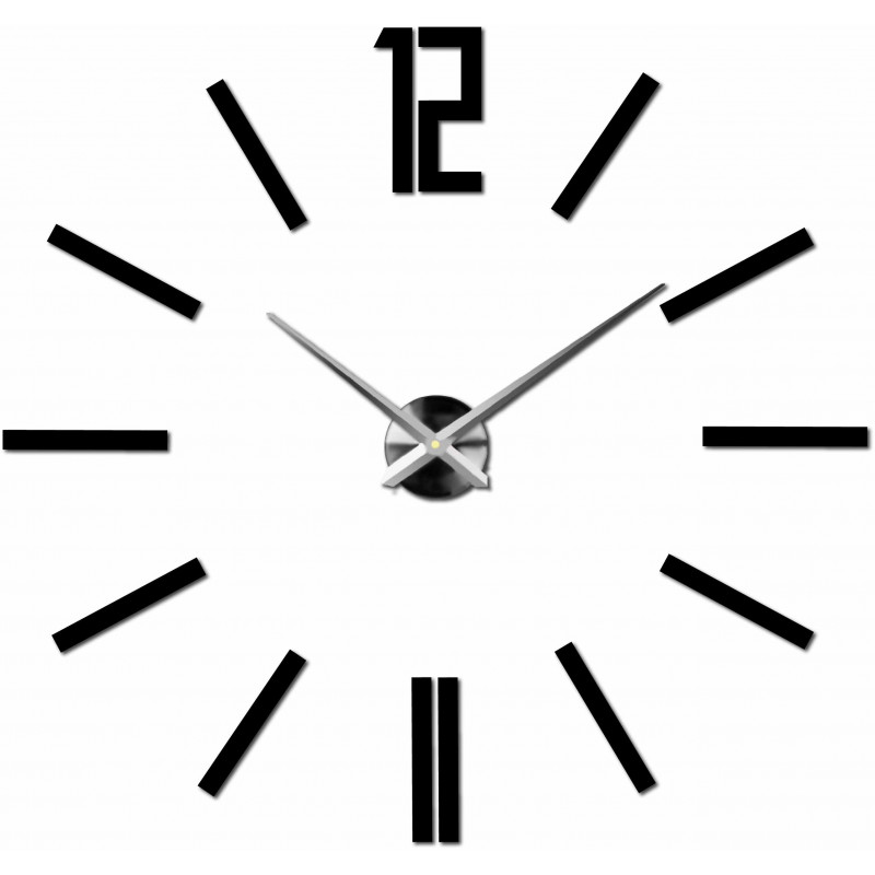 Stick-on wall clocks,luxury stent clocks,plastic clocks