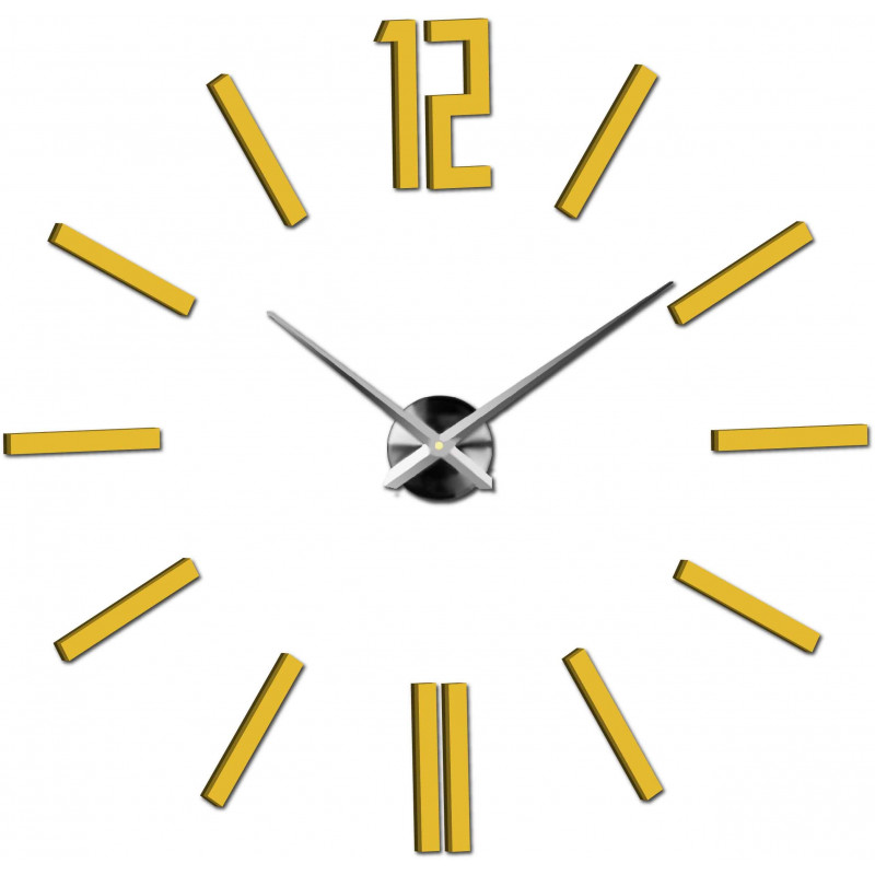 Stick-on wall clocks,luxury stent clocks,plastic clocks