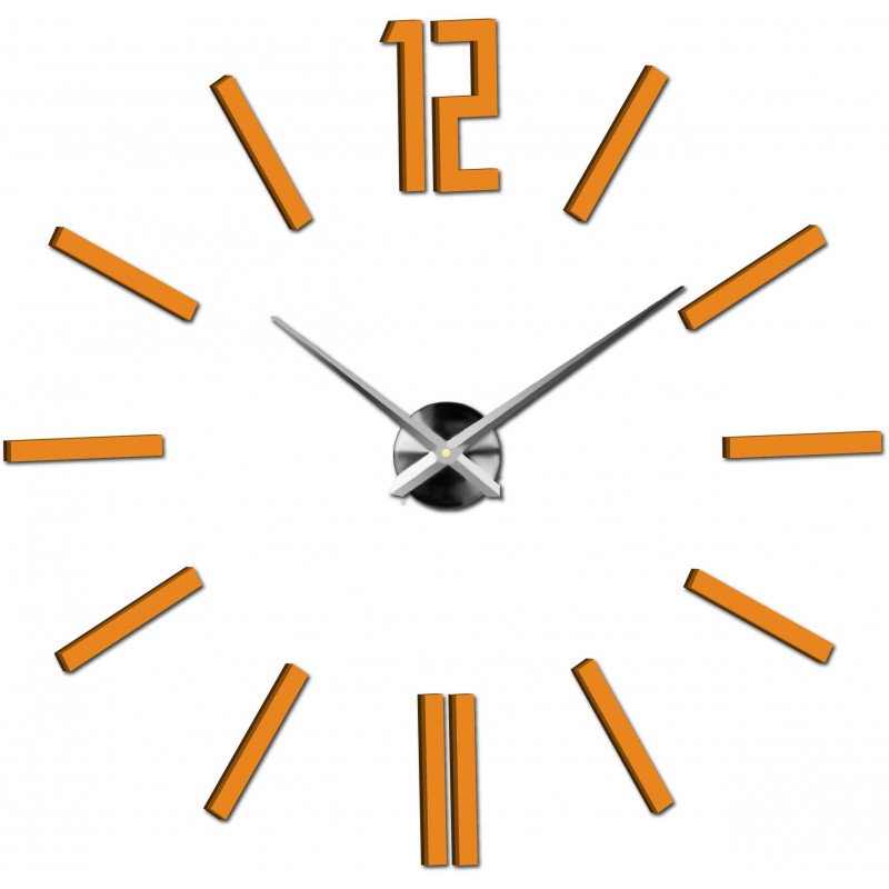 Stick-on wall clocks,luxury stent clocks,plastic clocks